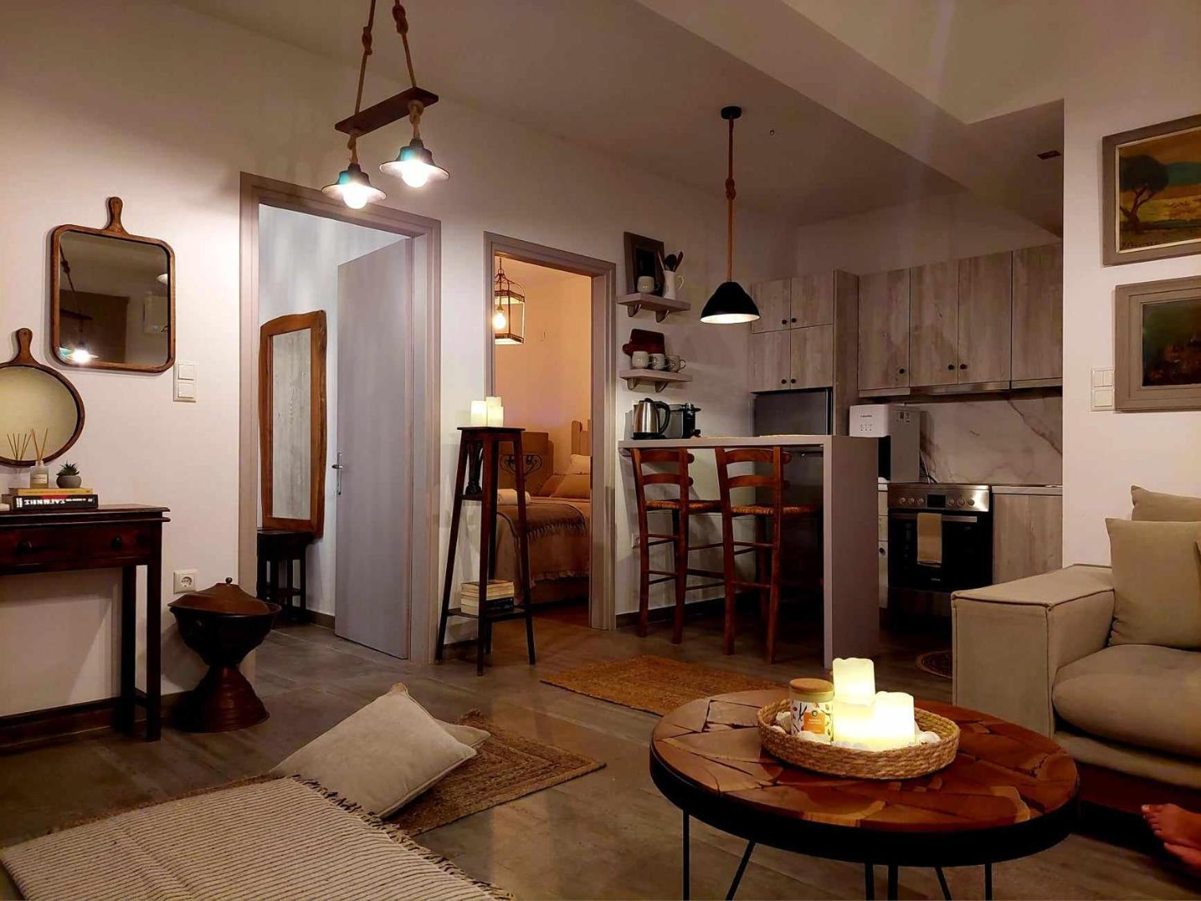 Maya Apartments, Modern And Convenient Apartments With Private Parking İskados Dış mekan fotoğraf