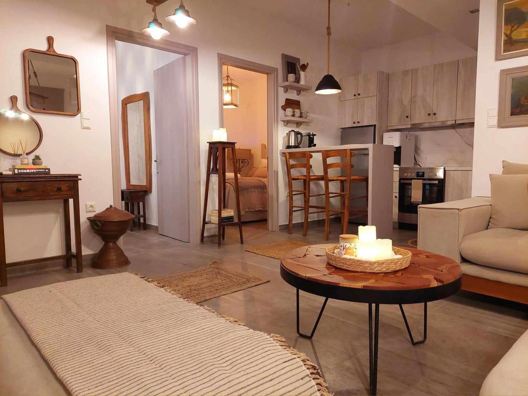 Maya Apartments, Modern And Convenient Apartments With Private Parking İskados Dış mekan fotoğraf