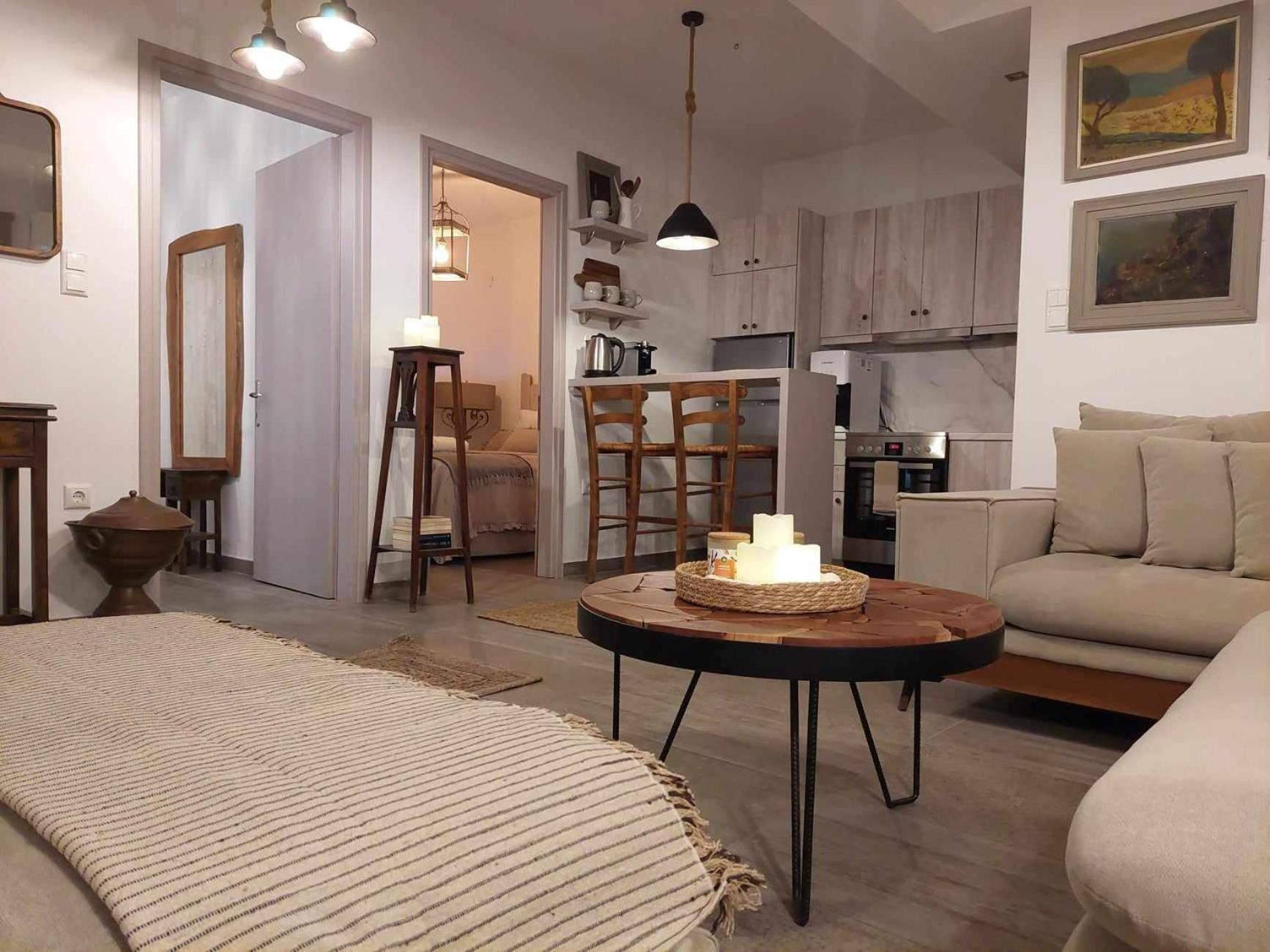 Maya Apartments, Modern And Convenient Apartments With Private Parking İskados Dış mekan fotoğraf