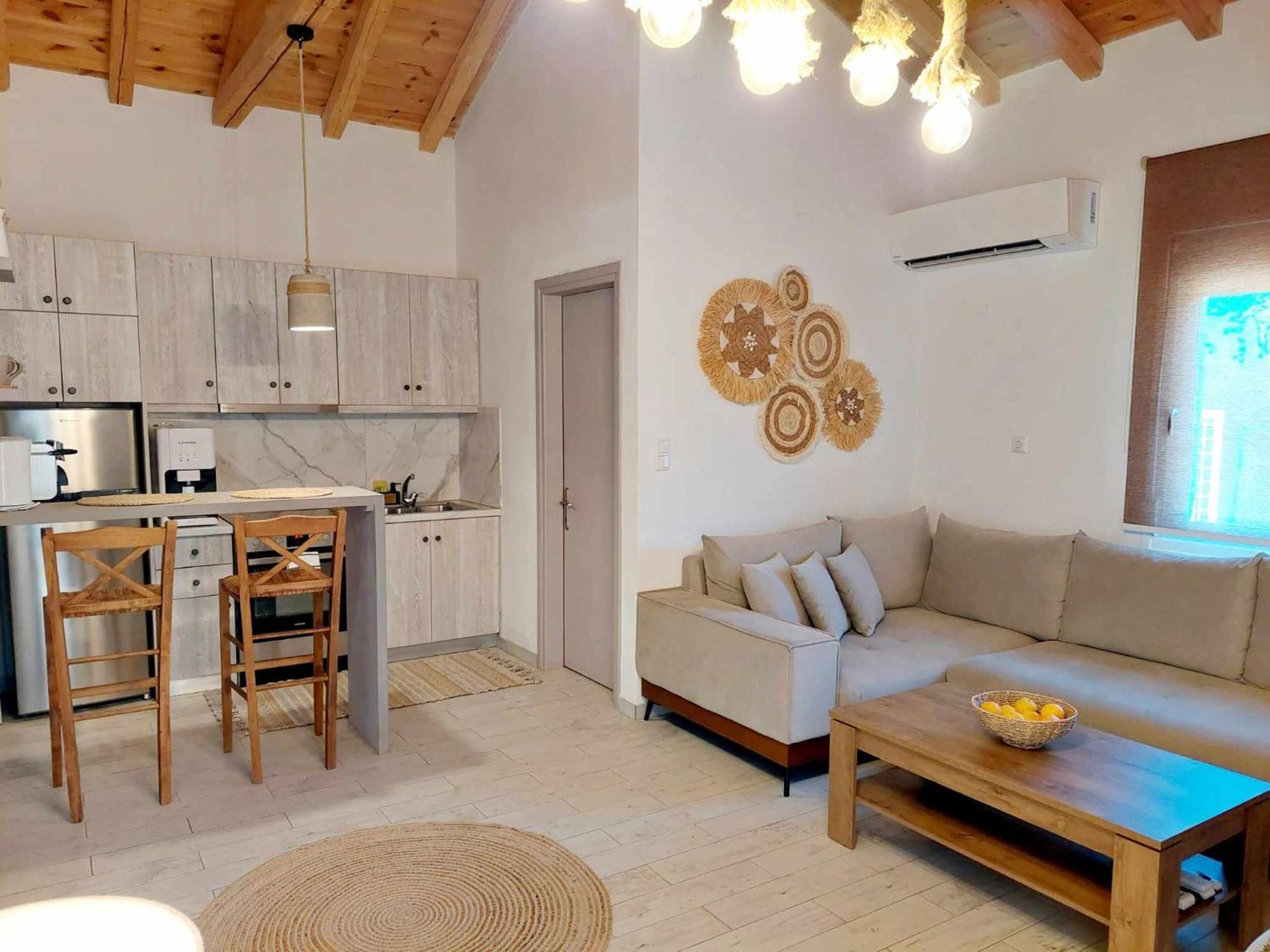 Maya Apartments, Modern And Convenient Apartments With Private Parking İskados Dış mekan fotoğraf