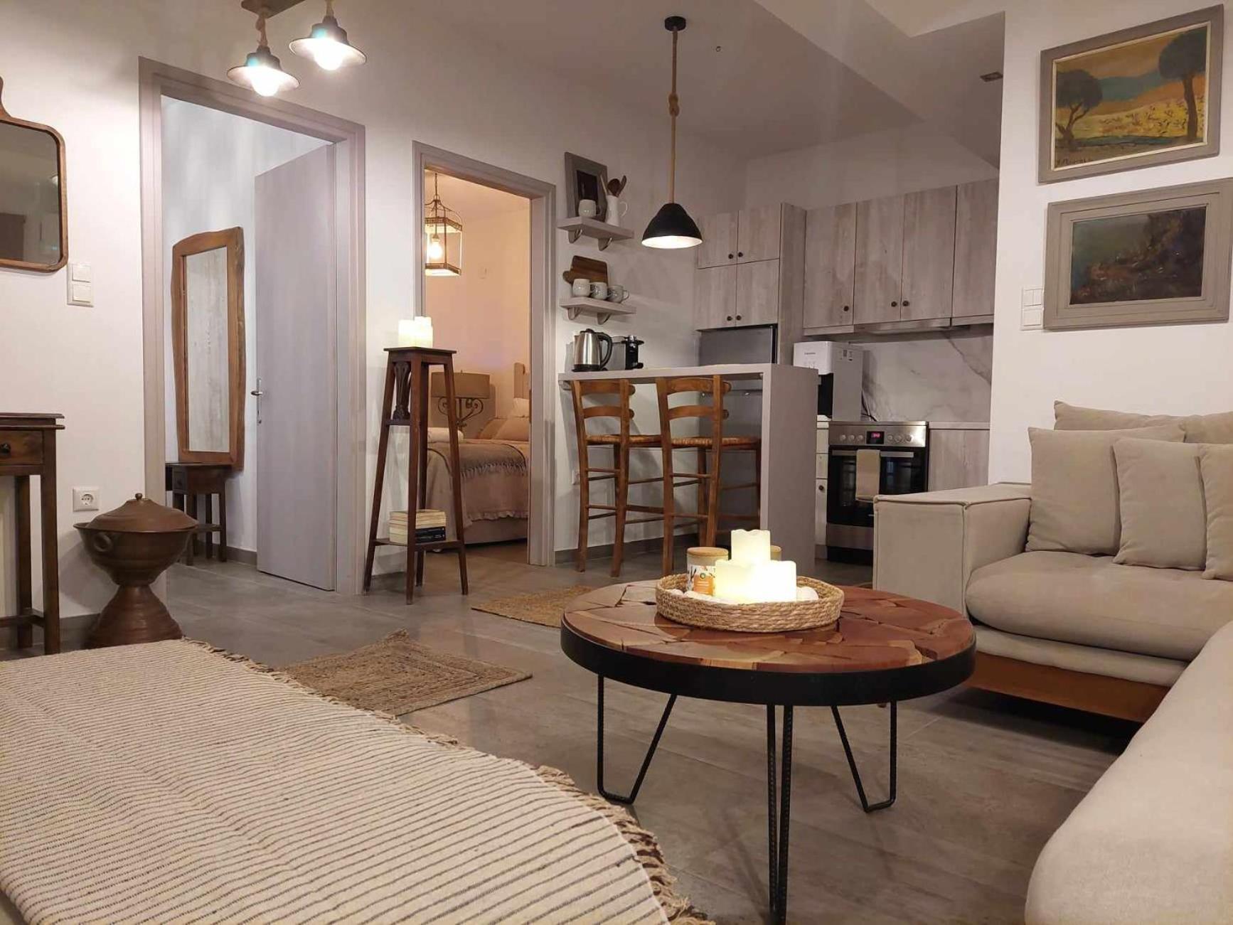 Maya Apartments, Modern And Convenient Apartments With Private Parking İskados Dış mekan fotoğraf